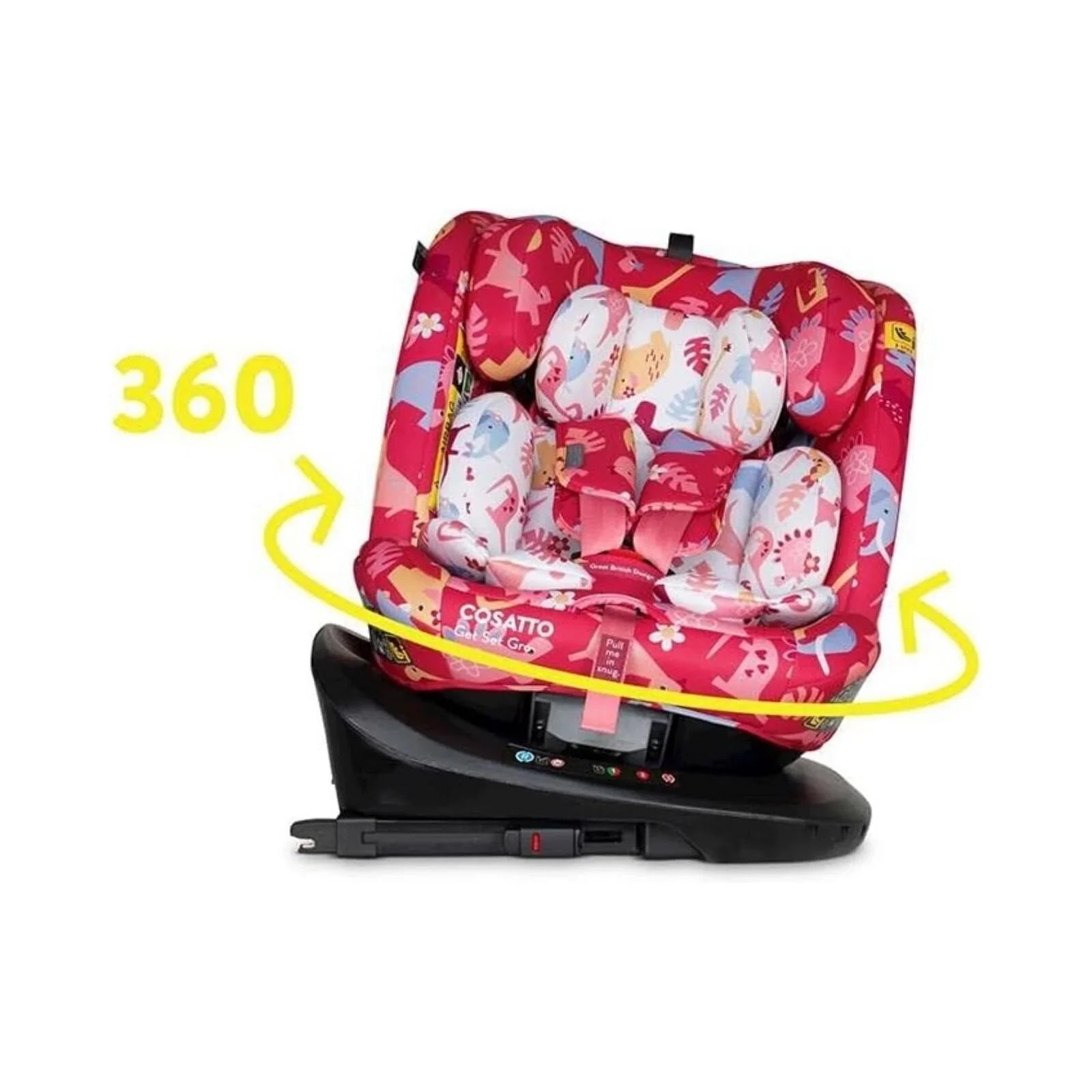 Cosatto Get Set Gro i-Size 360 Car Seat - Dino Delite
