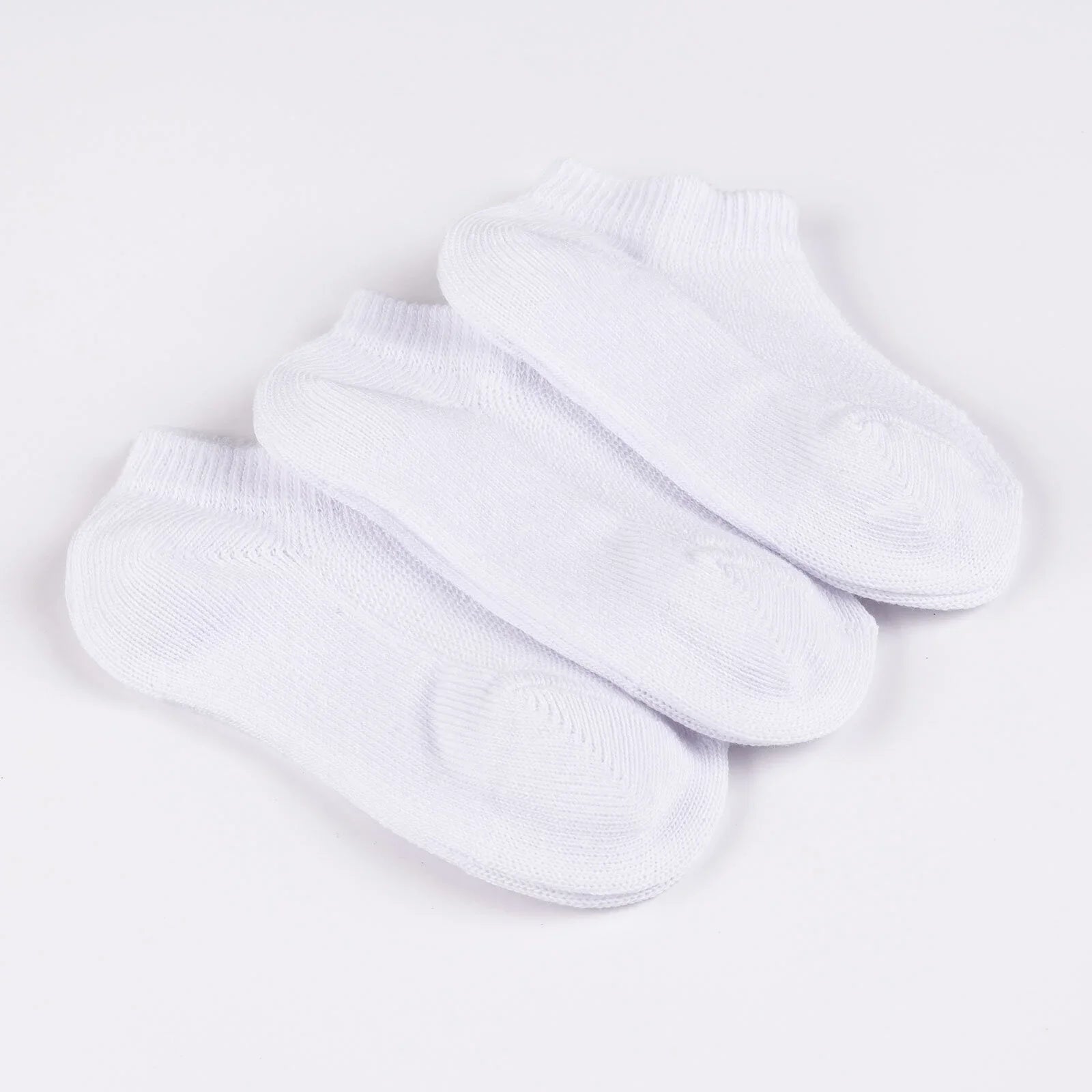 HelloBaby Unisex Socks 3 pcs - White