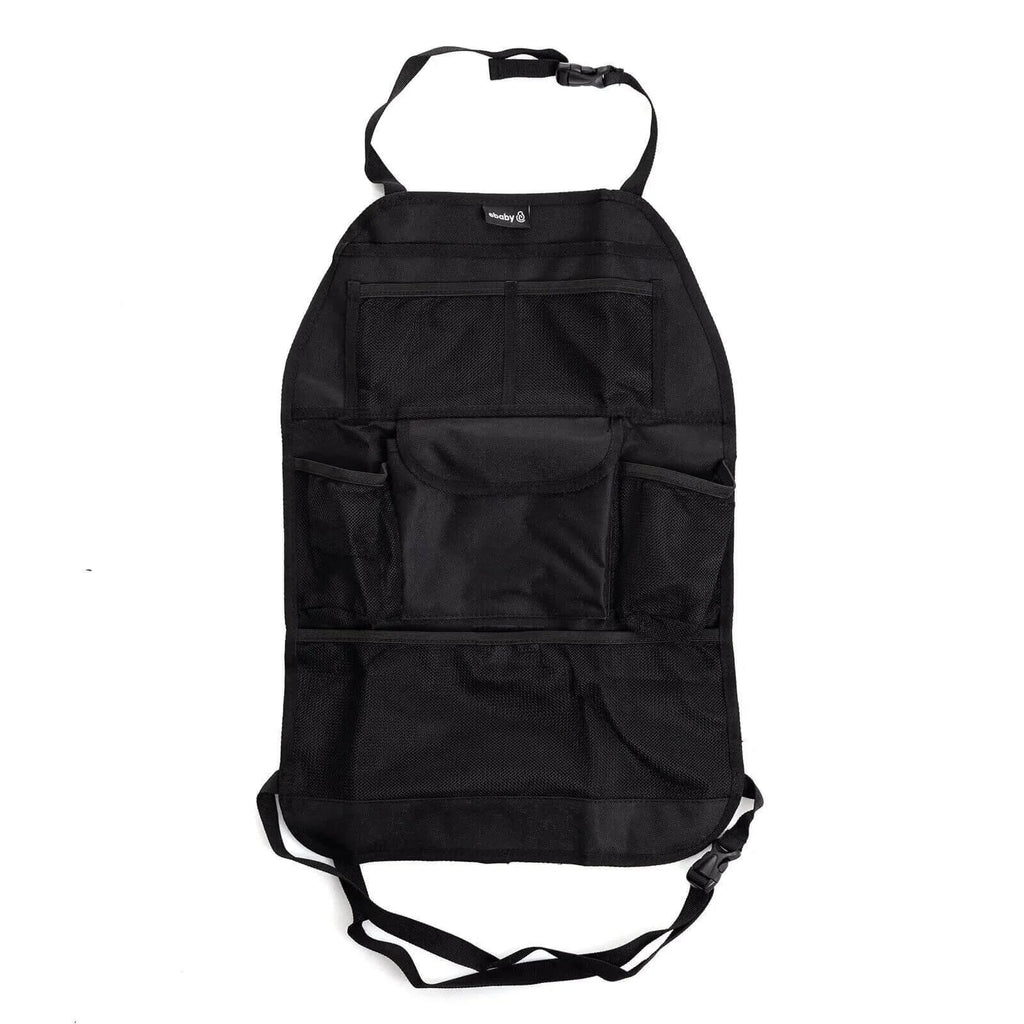 ebaby Plain Backseat Organiser-Black
