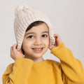 HelloBaby Unisex Beanie - Ecru