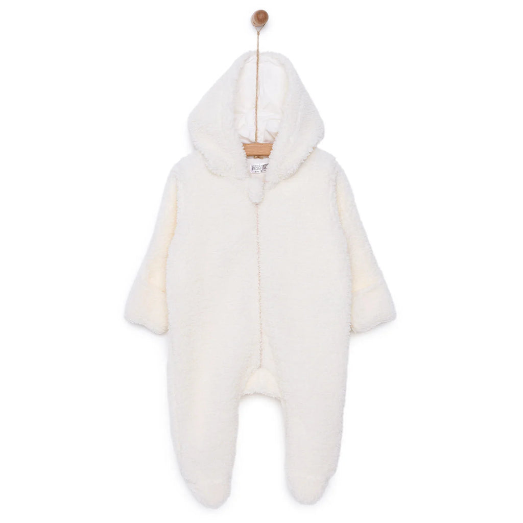 HelloBaby Newborn Unisex Baby Jumpsuit - Ecru