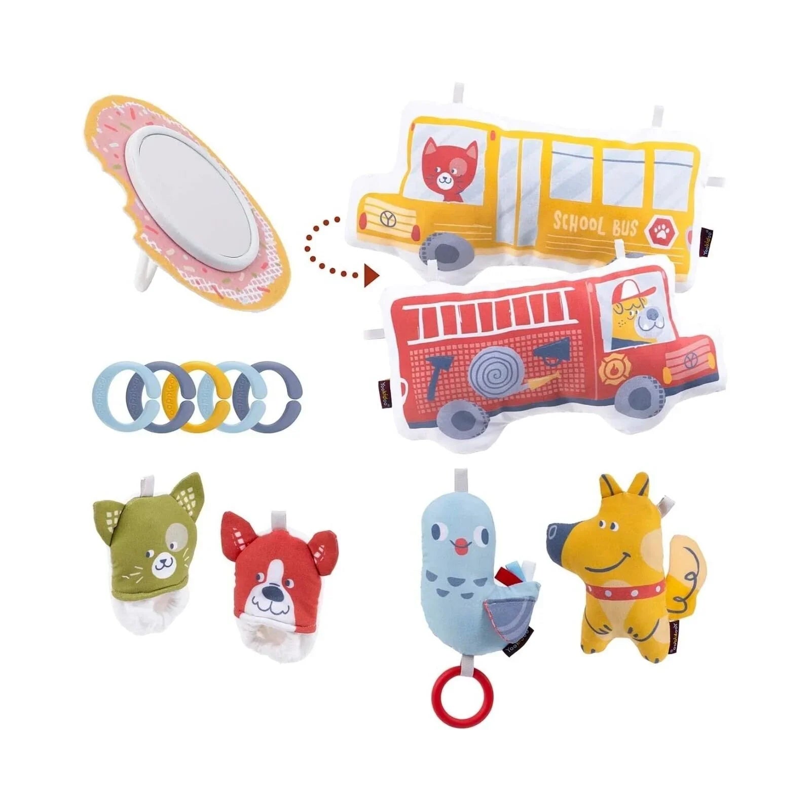 Yookidoo Urban Gymotion Lay to Sit-Up Playmat