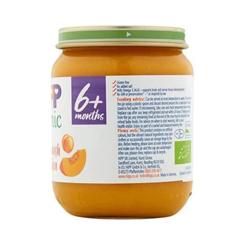 HiPP Organic Sweet Squash & Chicken Baby Food Jar 6+ months 125g - Bobobiy