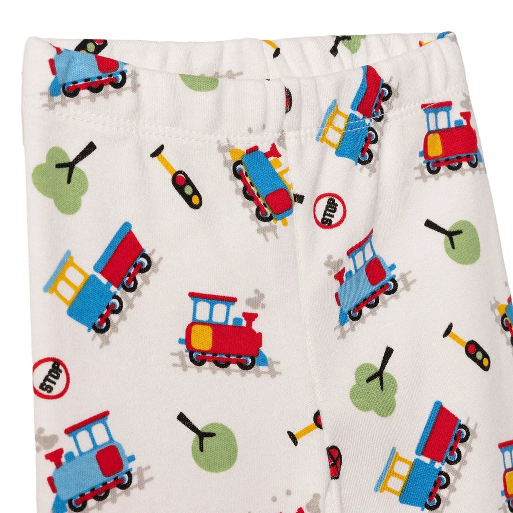 HelloBaby Christmas Baby Boy Long Sleeve Pyjamas Set - Ecru - Bobobiy
