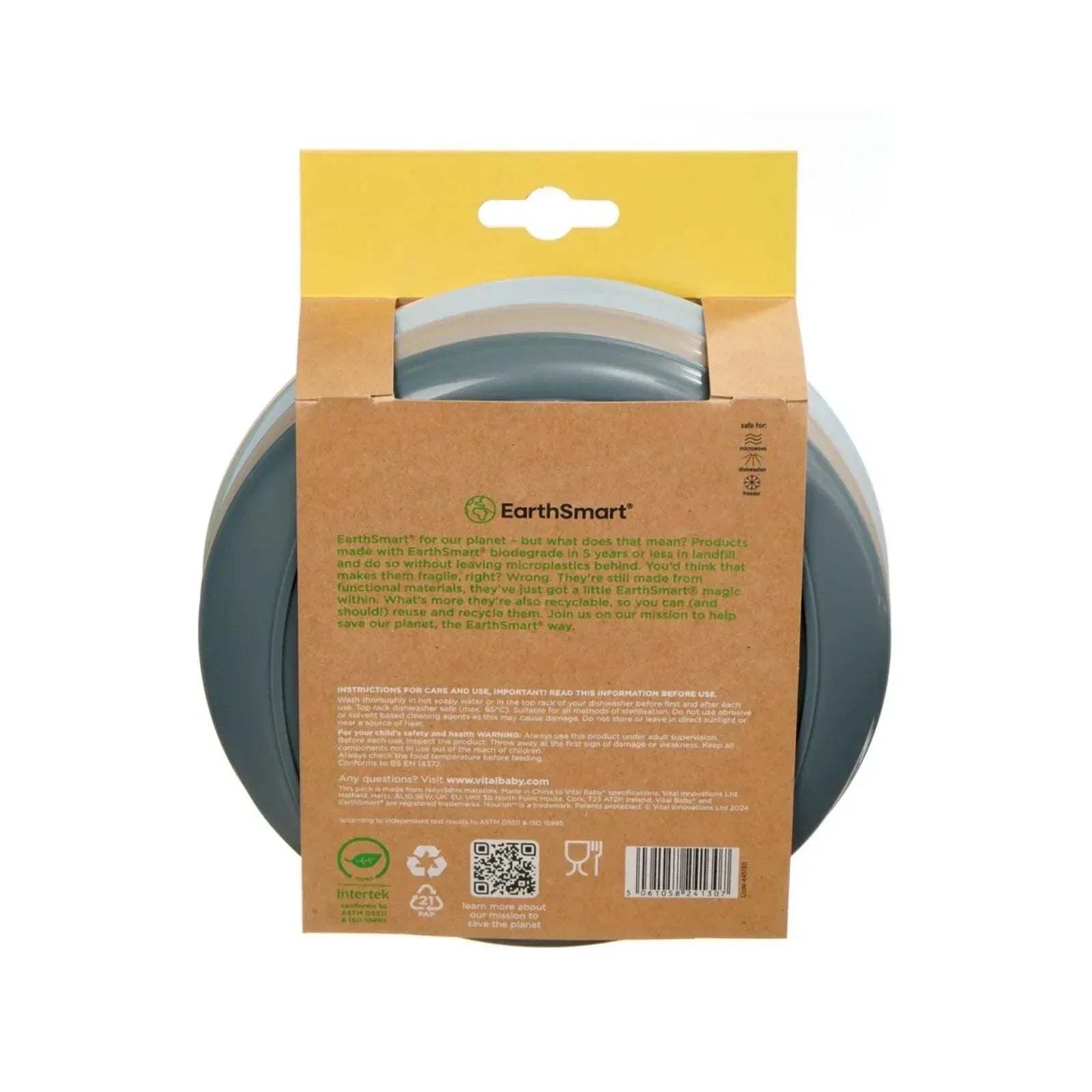 Vital Baby Nourish Perfectly Simple Plates Pack of 5 - Bobobiy