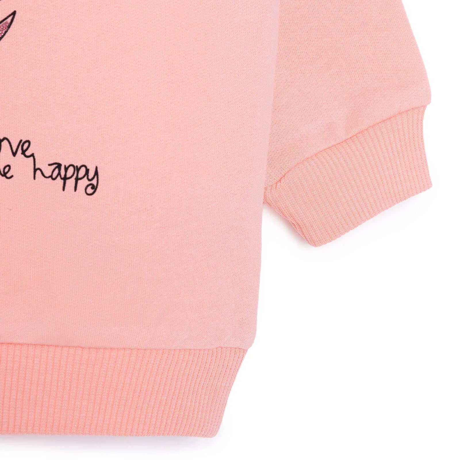 HelloBaby Baby Girl Flower Printed Sweatshirt - Pink