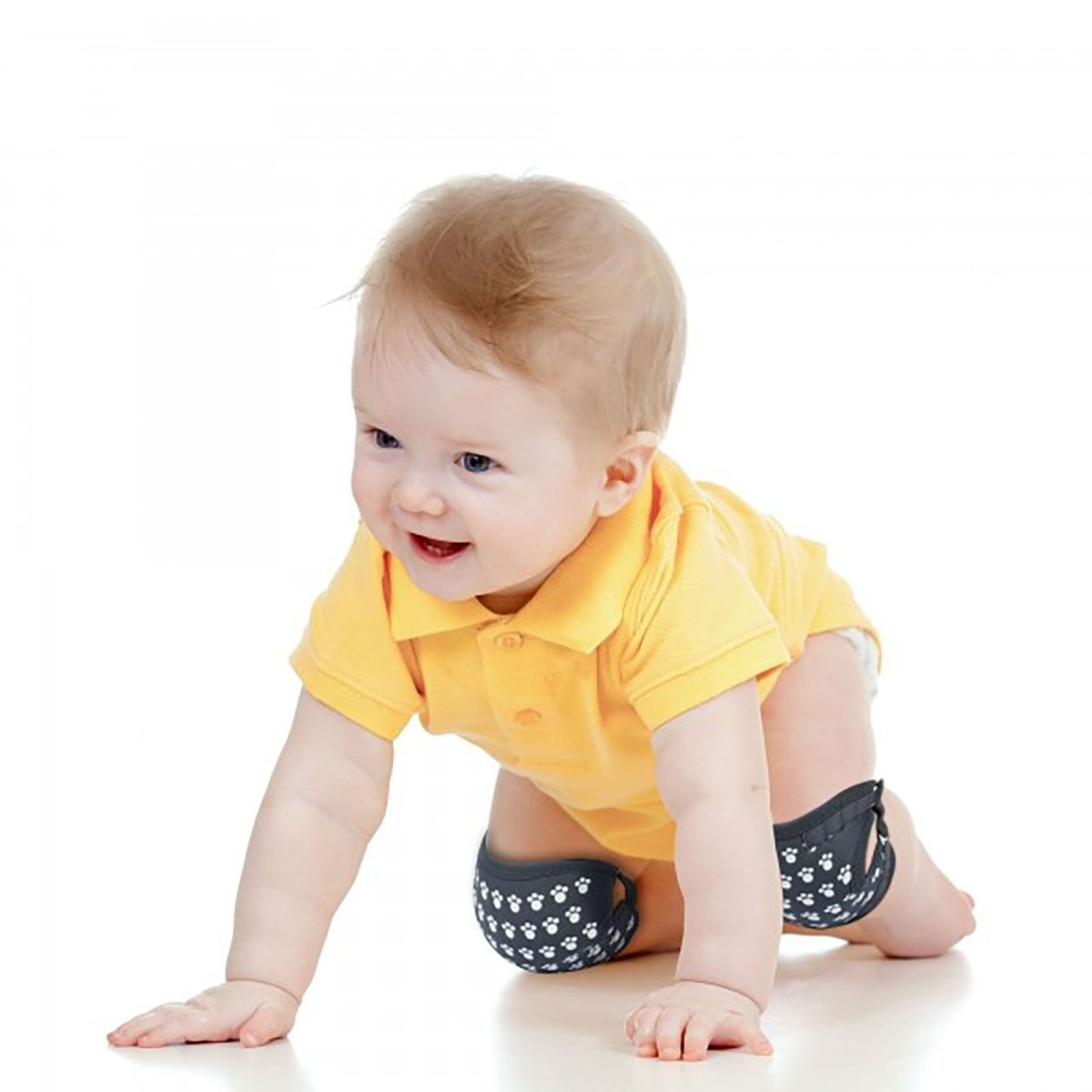 Supported Crawling Knee Brace - Grey