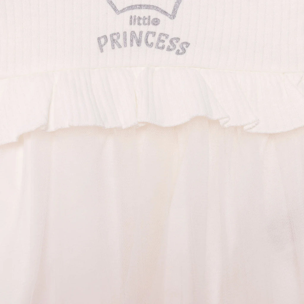 HelloBaby Little Life Newborn Girl Dress - Ecru