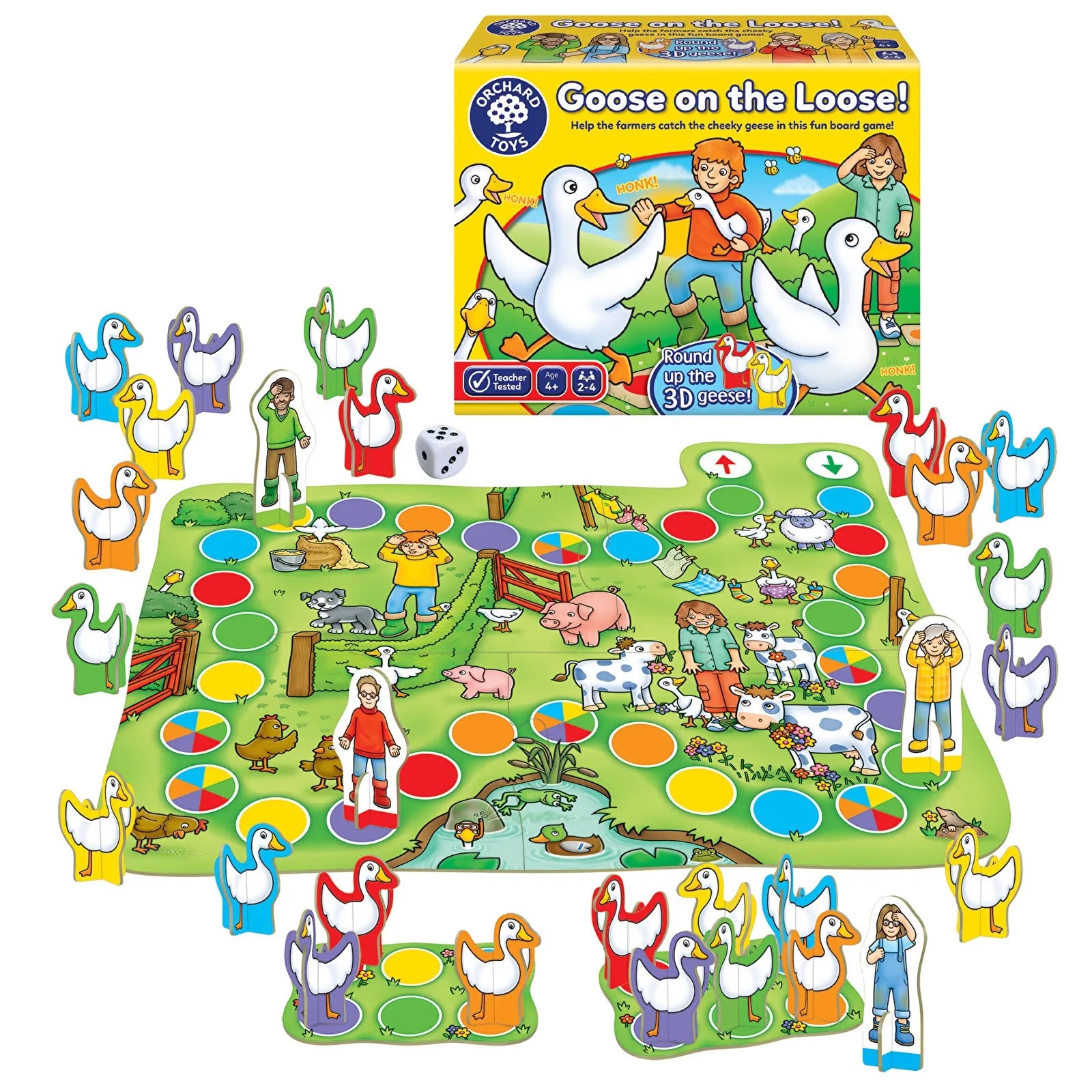 Orchard Toys Goose On The Loose Educational Colour Matching Game