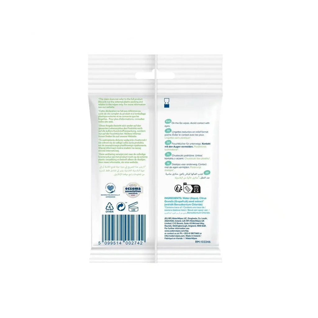 WaterWipes On the Go Wipes 10 pcs - Bobobiy