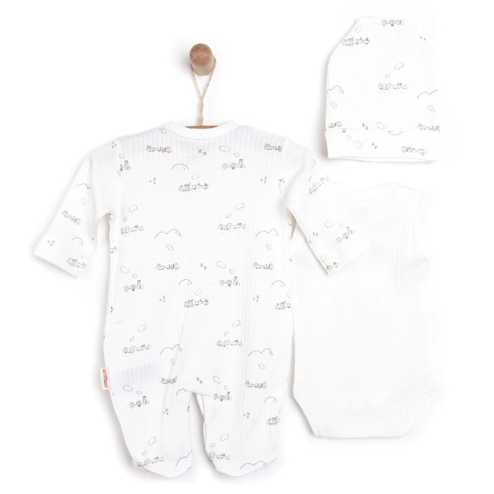 Tiffany Newborn Premature Baby Set - Ecru