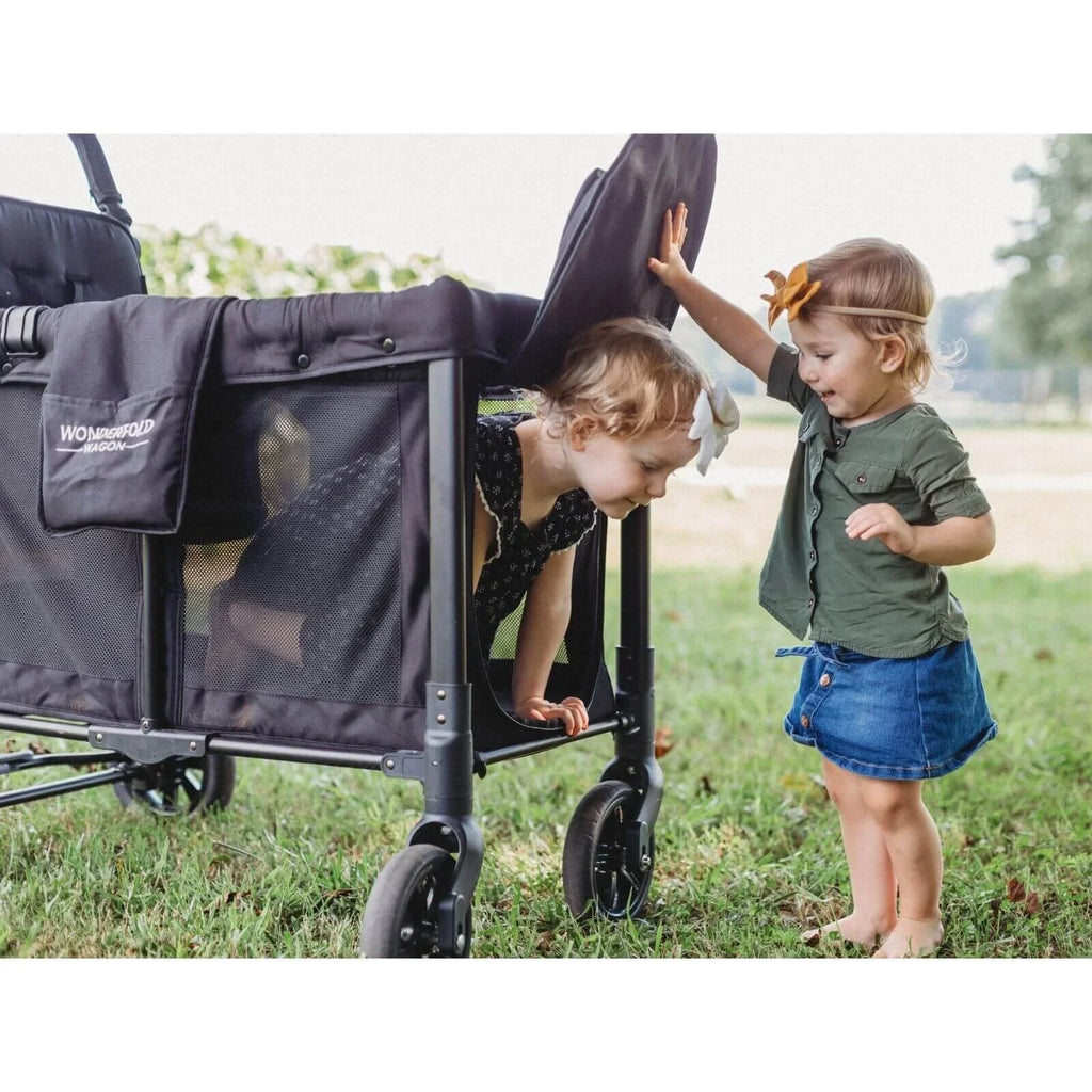 Wonderfold W2 Original Stroller Wagon - Jet Black