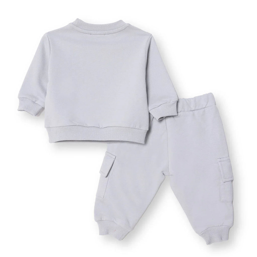 HelloBaby Jogging Set - Grey - Bobobiy