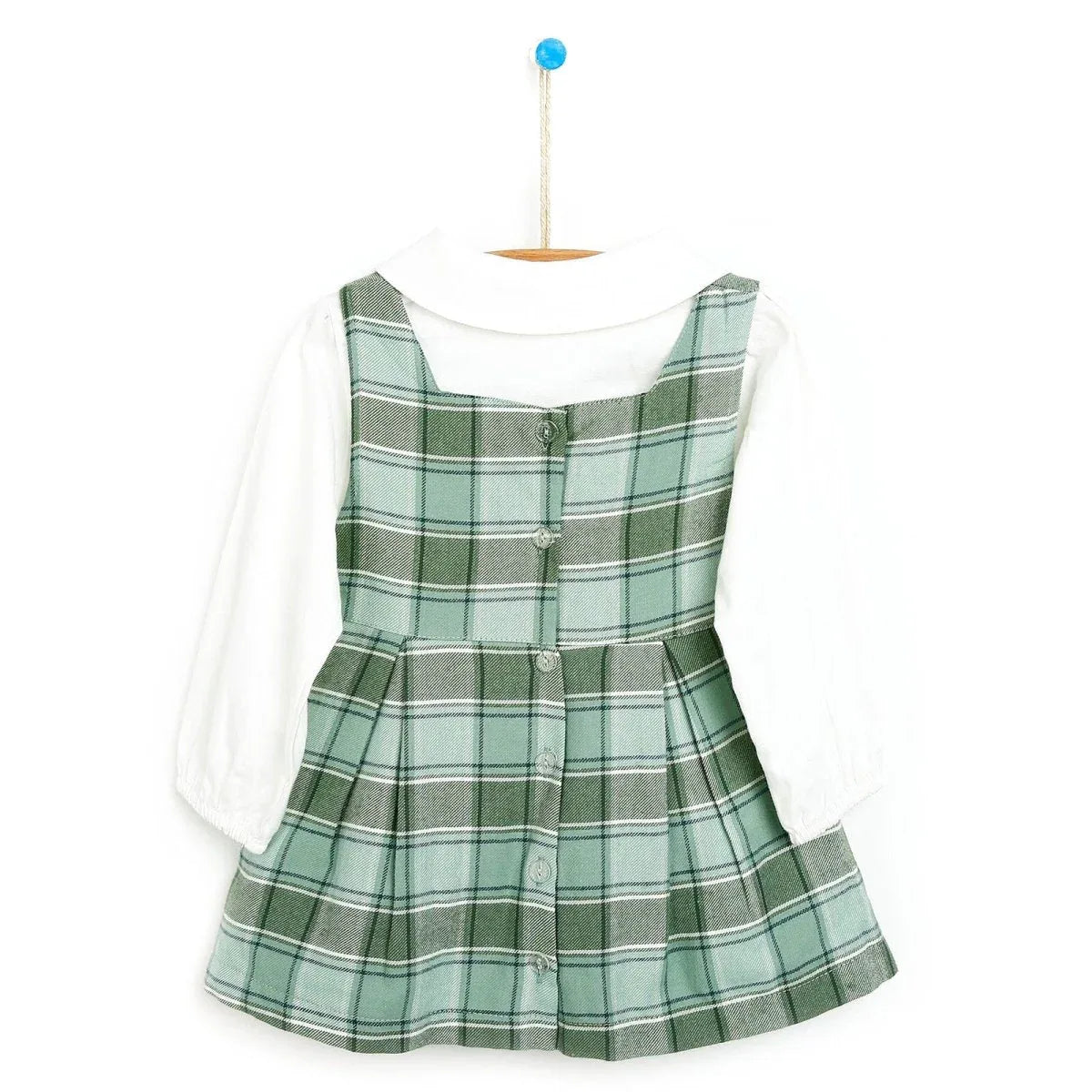 BabyZ Salopette Skirt - Sweatshirt - Light Green - Bobobiy