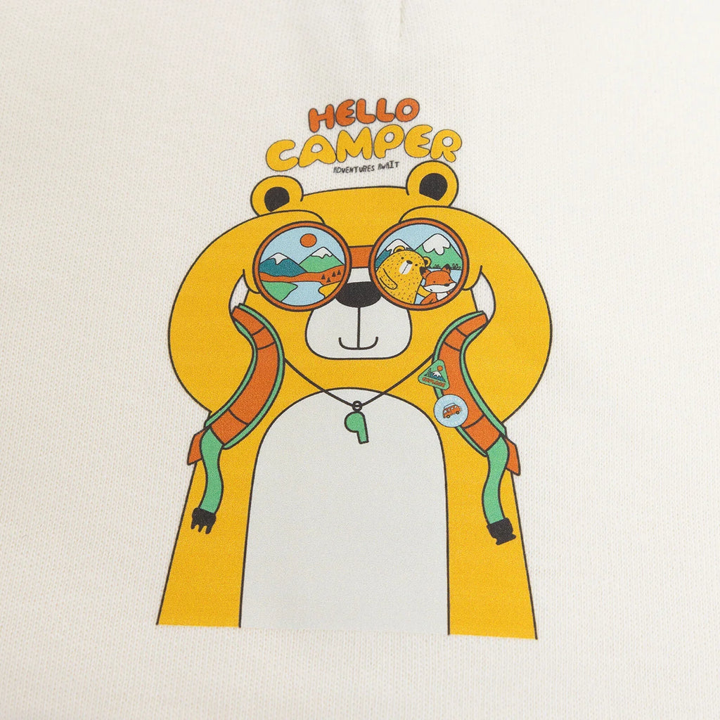 Little Plane Hello Camper Baby Boy 2 Pcs Beanies - Green