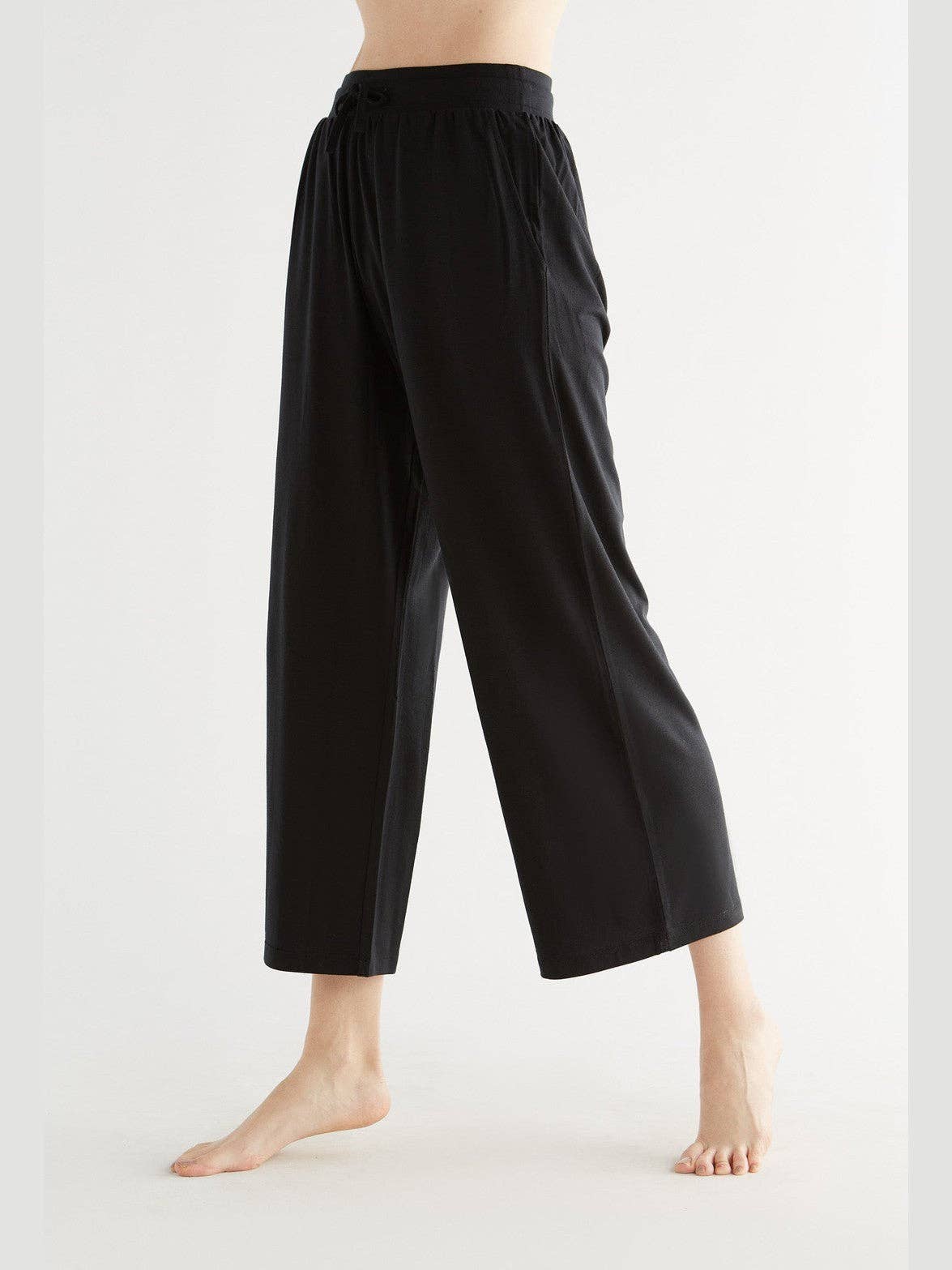 Tencel Wide Leg Trousers: Womens