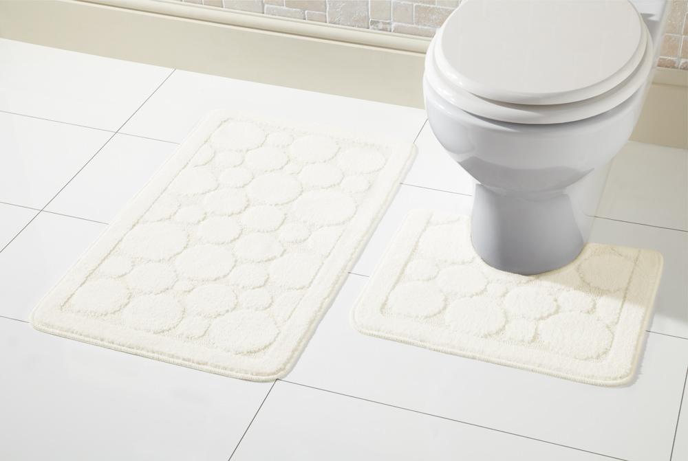 Cali Bath Mat Set Luxury Super Soft Non-Slip Ultra Absorbent Bathroom Mats in Multiple Colours and Sizes for Comfort and Safety