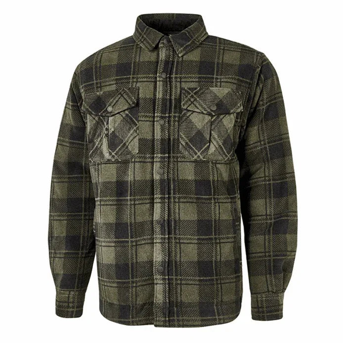 camicia-da-lavoro-upower-modello-willow-colore-dark-green-prospettiva - Bobobiy