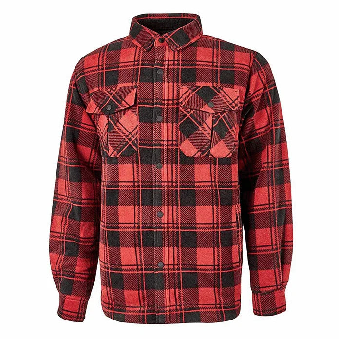 camicia-da-lavoro-upower-modello-willow-colore-red-magma-prospettiva - Bobobiy