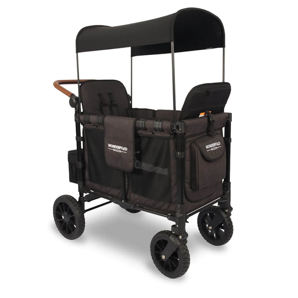 Wonderfold W2 Luxe Double Wagon - Volcanic Black