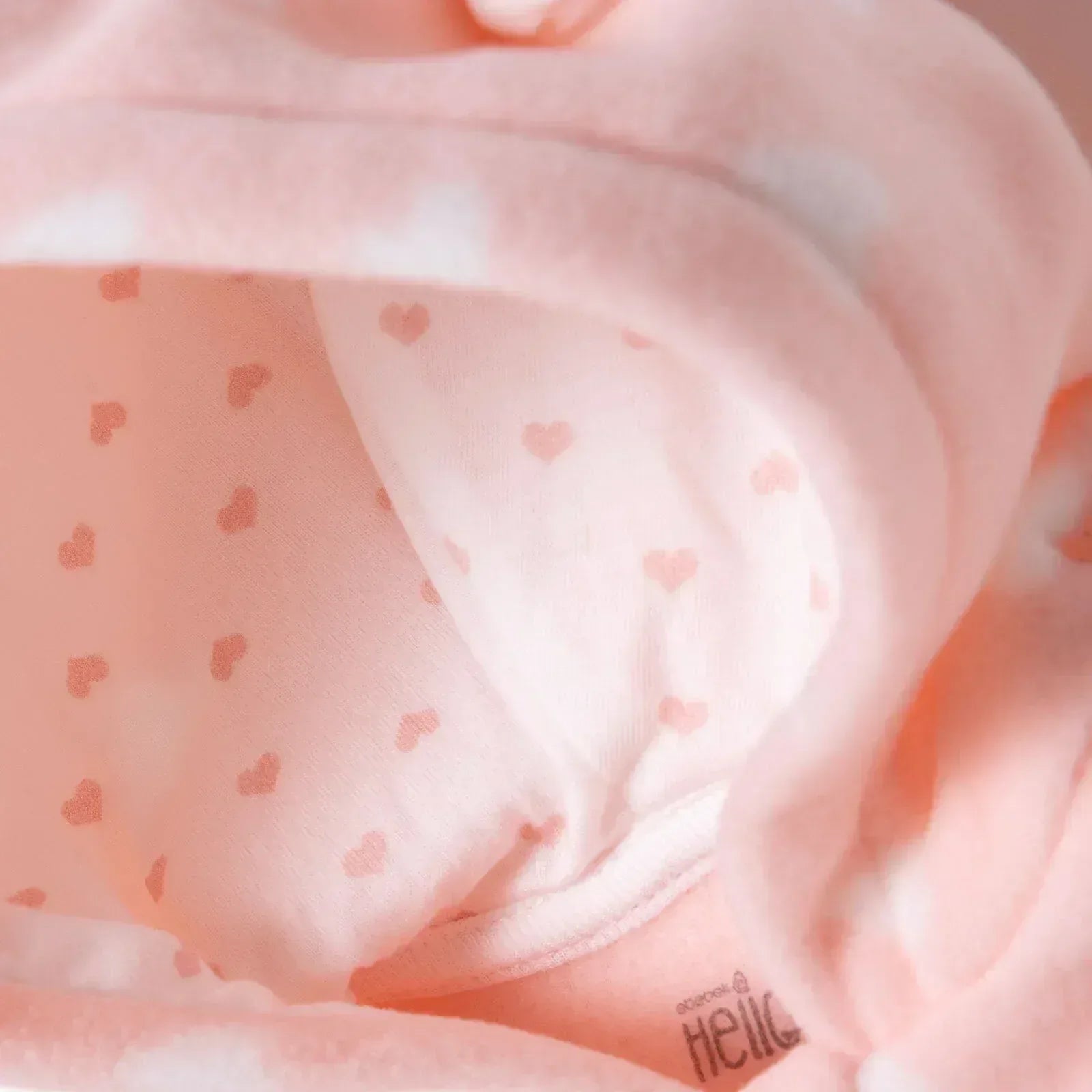 HelloBaby Newborn Polar Footed Jumpsuit - Pink Printed - Bobobiy