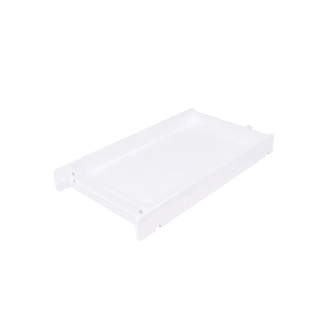 White adjustable mattress base platform for cot bed