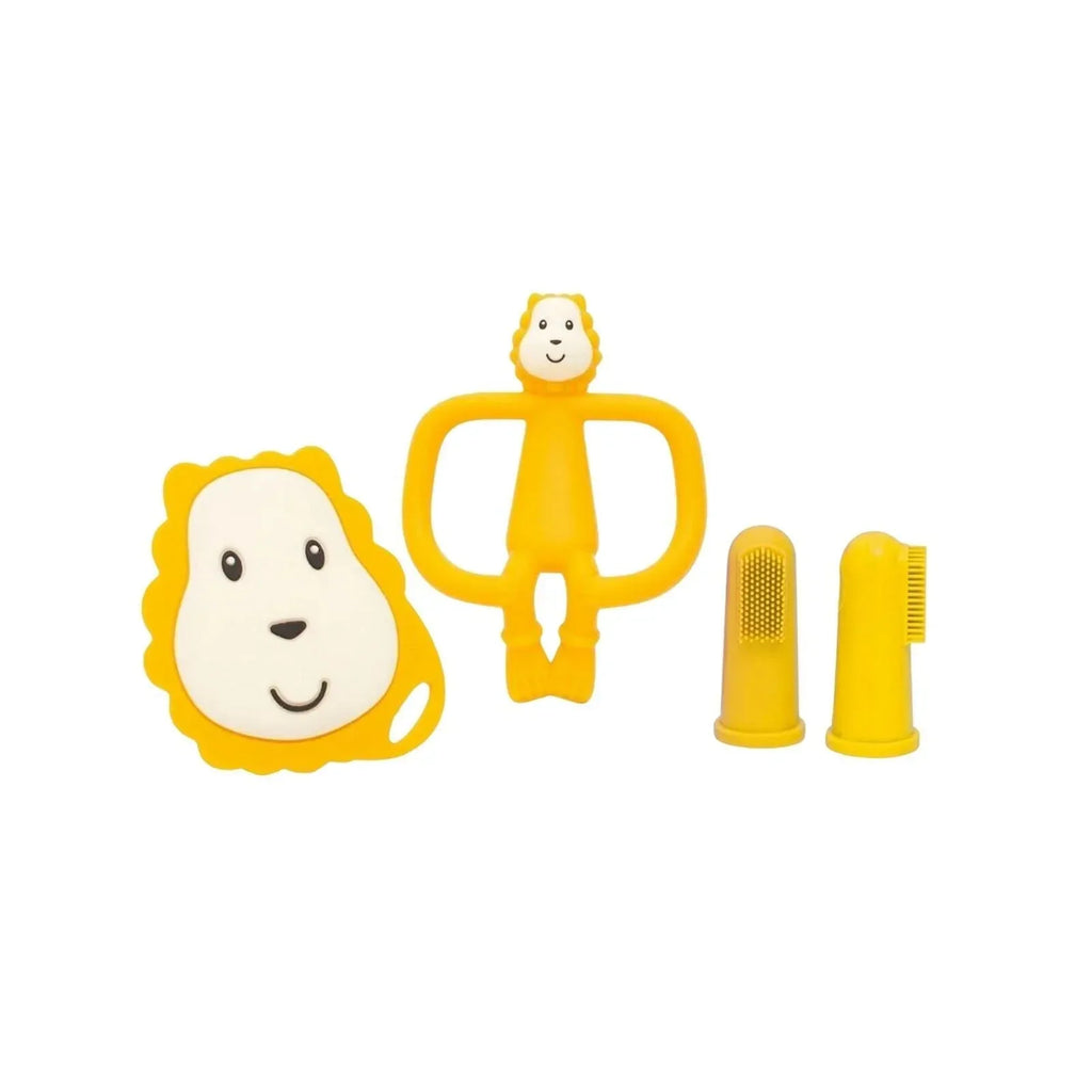 Matchstick Monkey Lion Teething Starter Set - Bobobiy