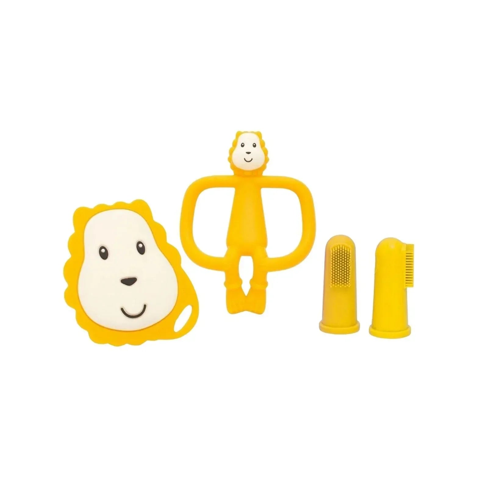 Matchstick Monkey Lion Teething Starter Set - Bobobiy