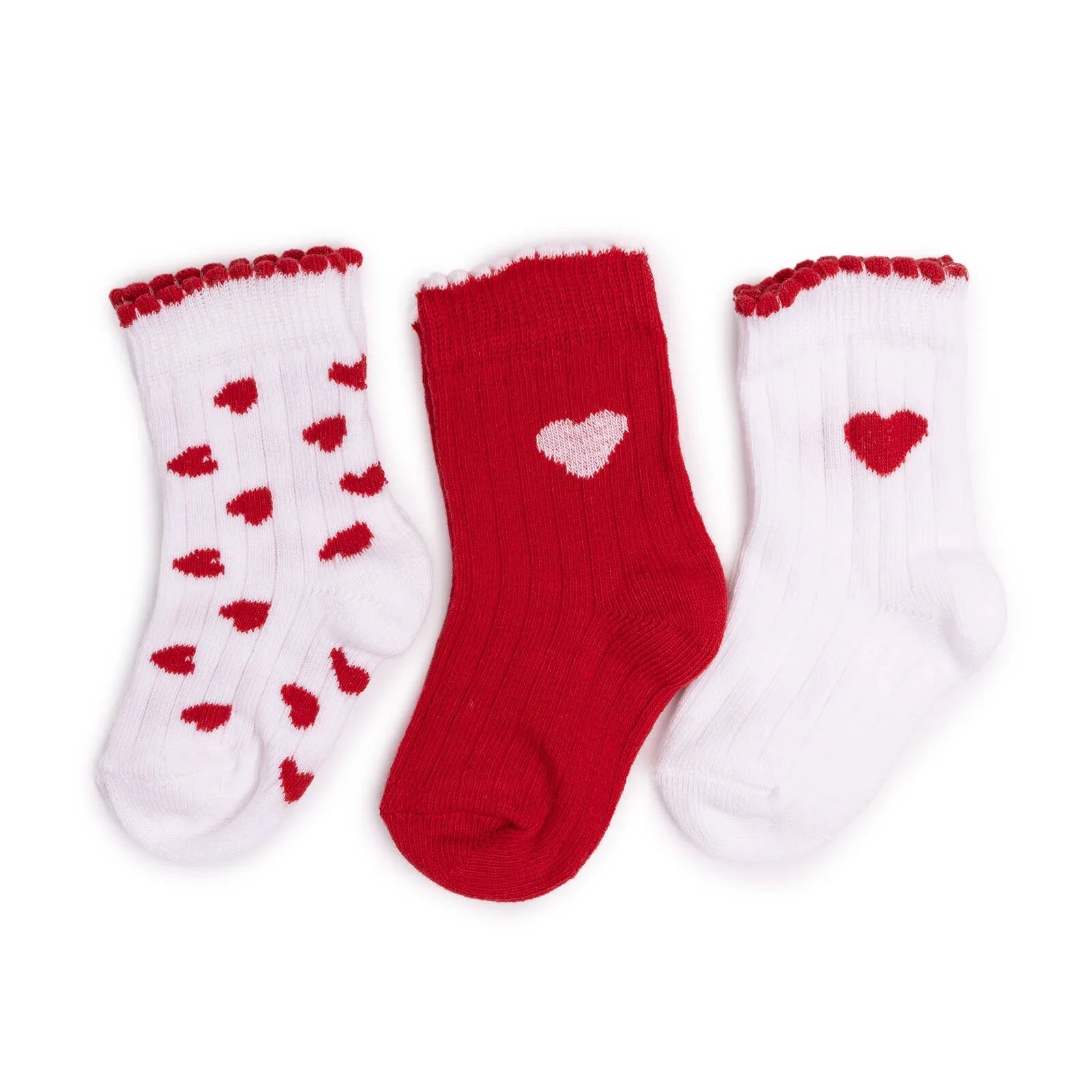 HelloBaby Ankle Socks 3 pcs - Red