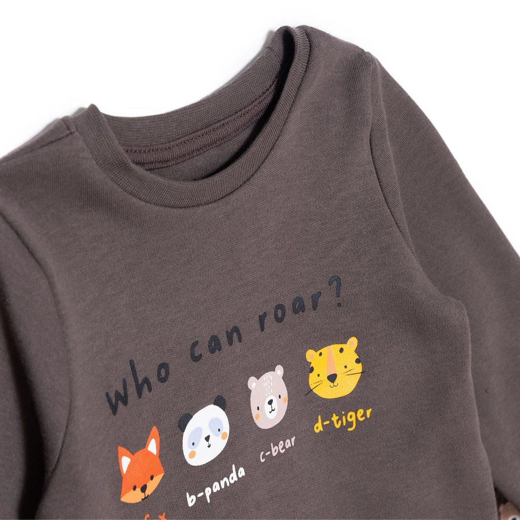 HelloBaby Long Sleeve Pyjamas - Khaki - Bobobiy