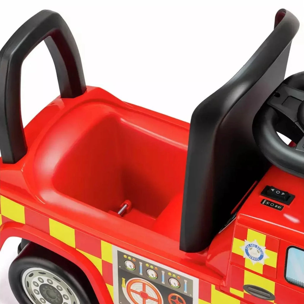 Xootz Mercedes-Benz Fire Engine Foot-to-Floor Ride On - Red