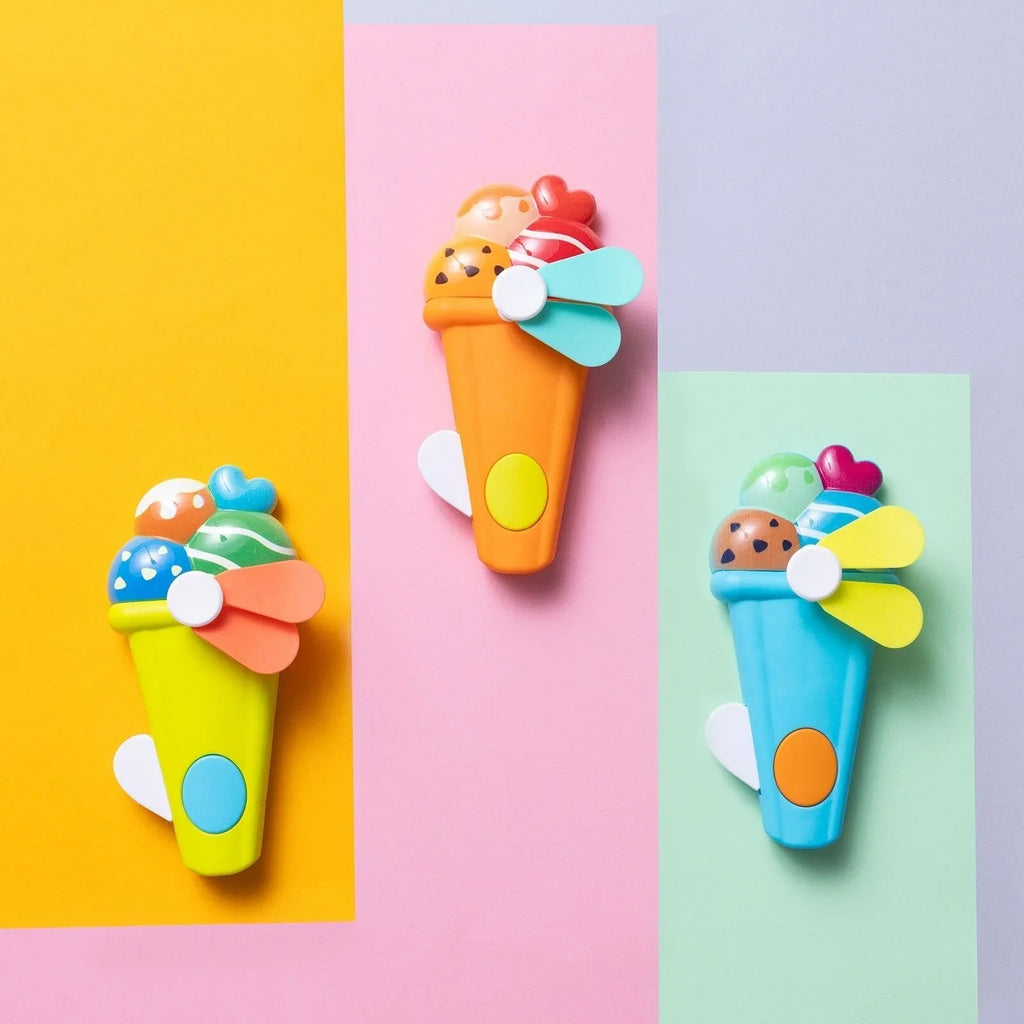 HZTB Ice Cream Hand Fan Assorted
