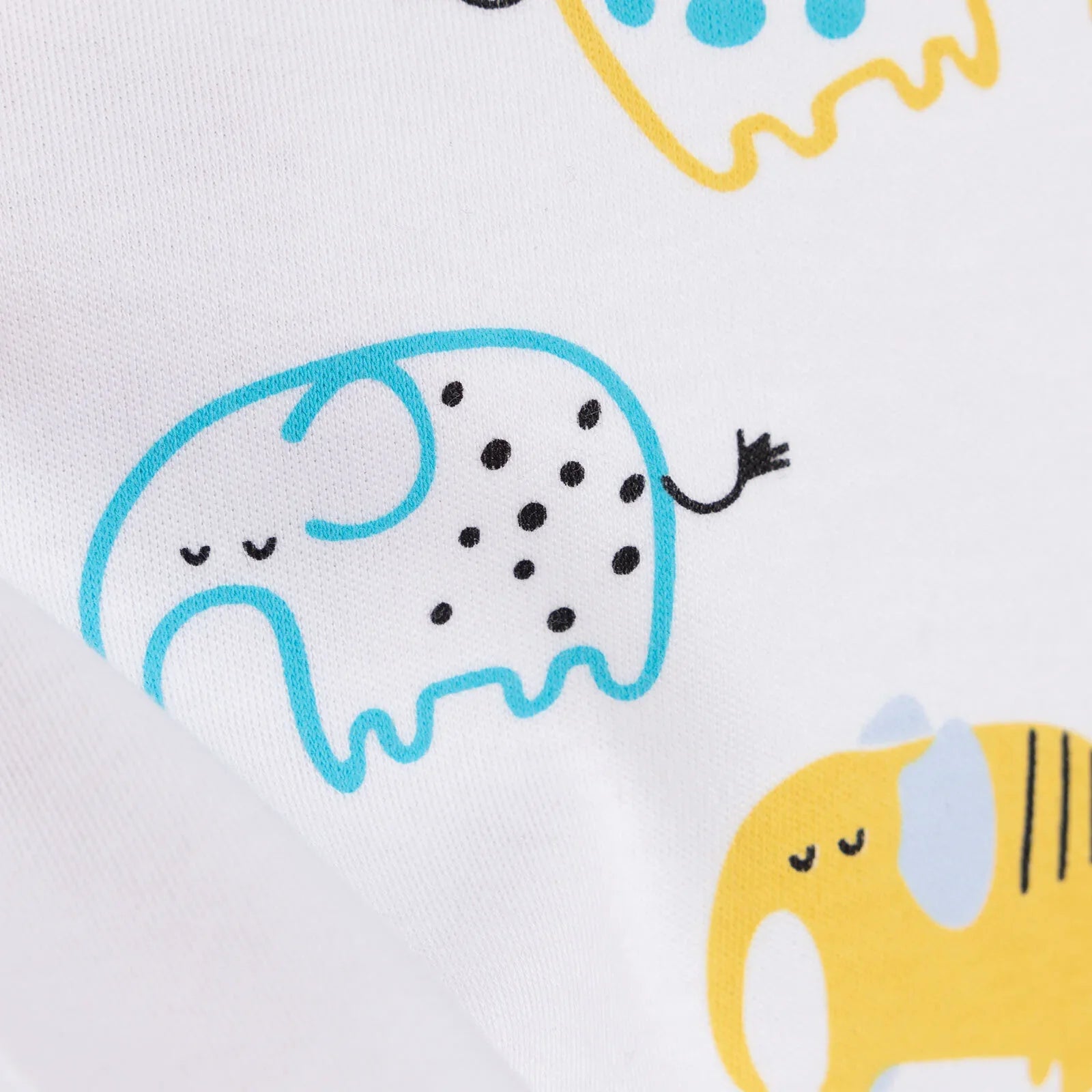 HelloBaby Unisex Wrapover Top-Footed Bottom - Ecru