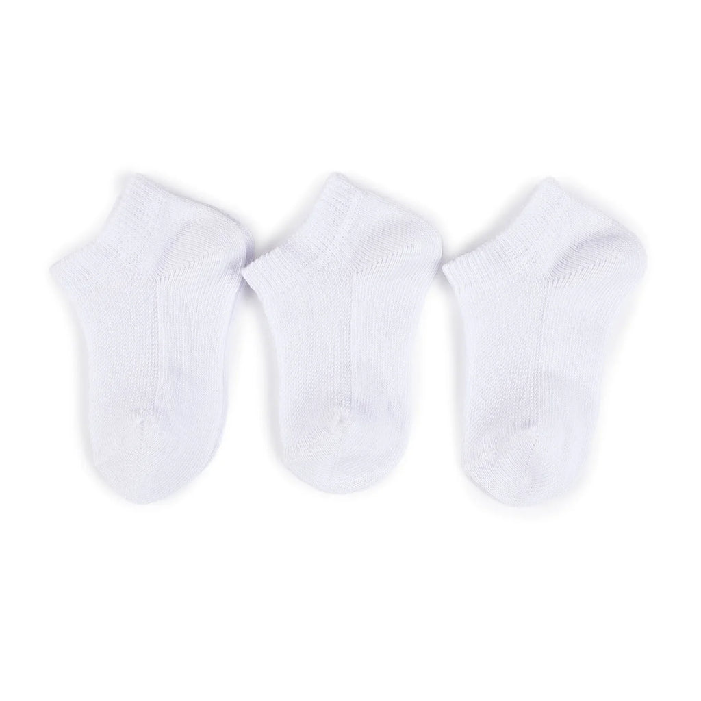 HelloBaby Unisex Socks 3 pcs - White