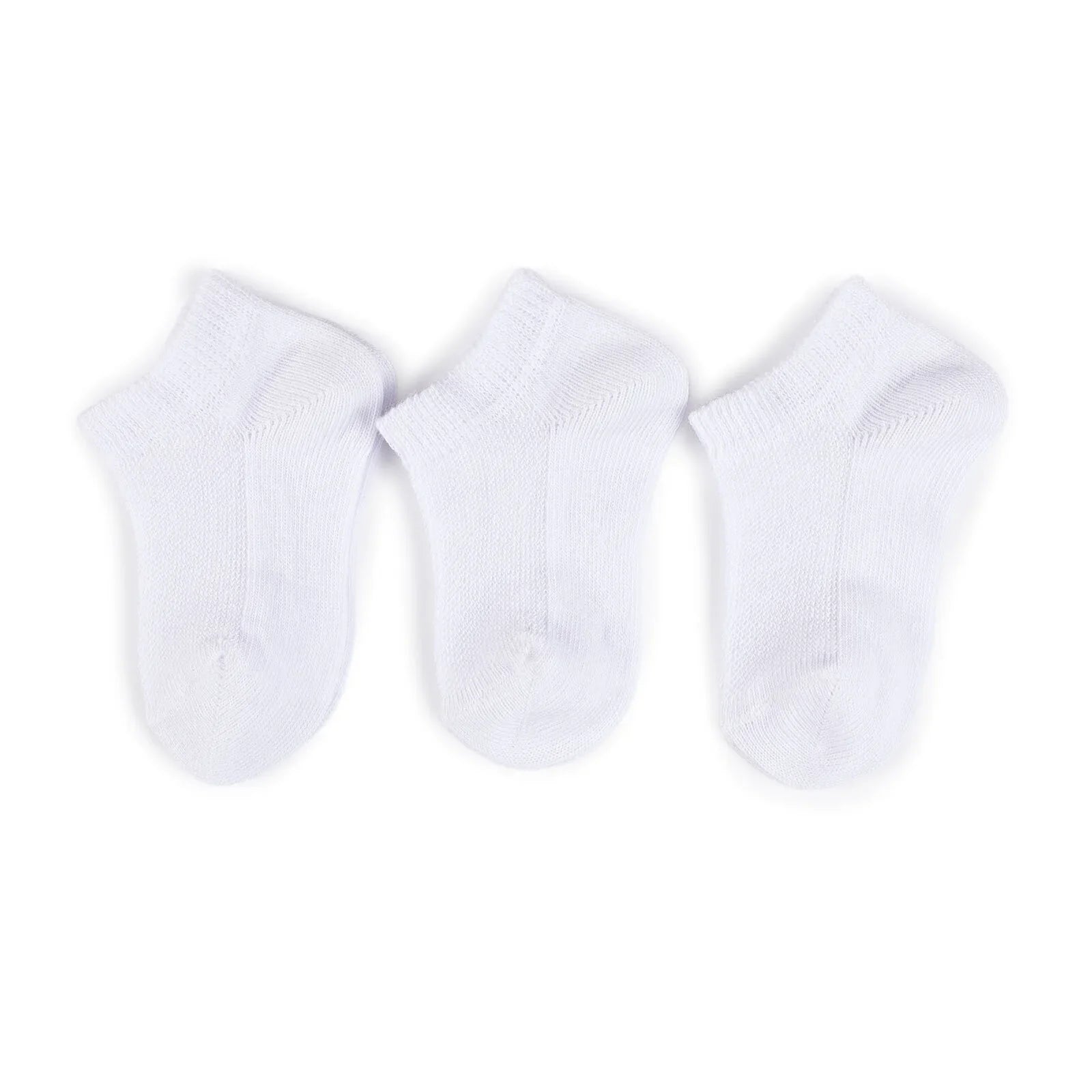 HelloBaby Unisex Socks 3 pcs - White