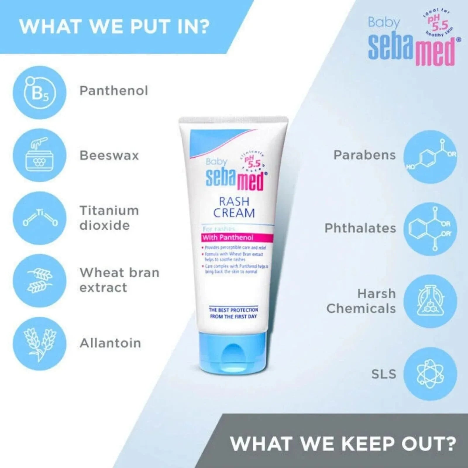 Sebamed Baby Nappy Rash Cream 100ml - Bobobiy
