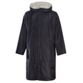 changing-robe-kids-unisex-hooded-coat-black-grey-windproof-waterproof-quick-dry-for-beach-surfing-swimming-by-heatwave-thermalwear-9-13-years-black-grey-changing-robe-1176984547 - Bobobiy