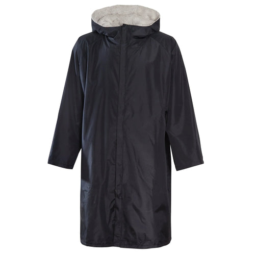 changing-robe-kids-unisex-hooded-coat-black-grey-windproof-waterproof-quick-dry-for-beach-surfing-swimming-by-heatwave-thermalwear-9-13-years-black-grey-changing-robe-1176984547 - Bobobiy