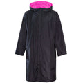 changing-robe-kids-unisex-hooded-coat-black-pink-windproof-waterproof-quick-dry-for-beach-surfing-swimming-by-heatwave-thermalwear-9-13-years-black-pink-changing-robe-1176513487 - Bobobiy
