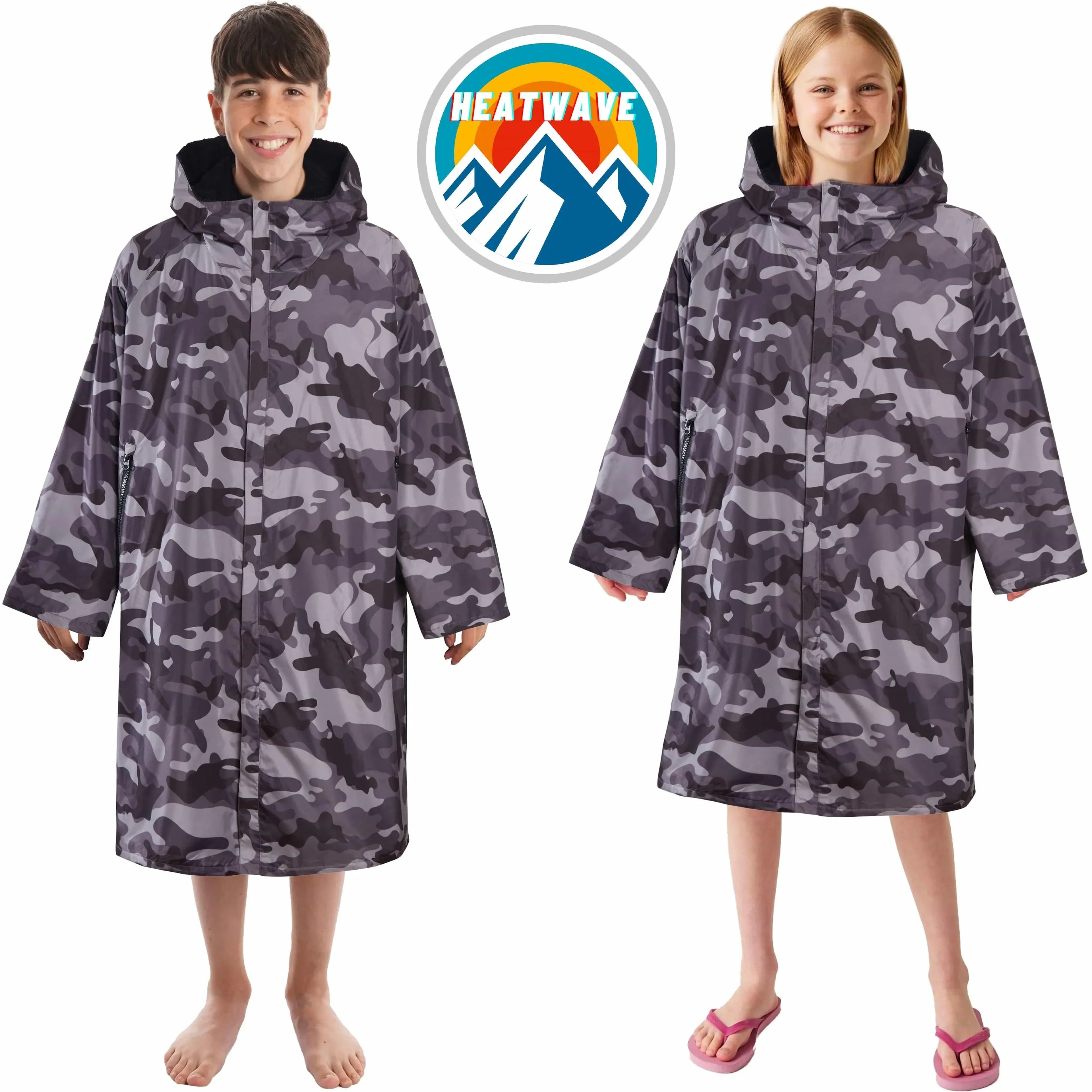 changing-robe-kids-unisex-hooded-coat-camo-black-windproof-waterproof-quick-dry-for-beach-surfing-swimming-by-heatwave-thermalwear-9-13-years-camo-black-changing-robe-1176984554 - Bobobiy
