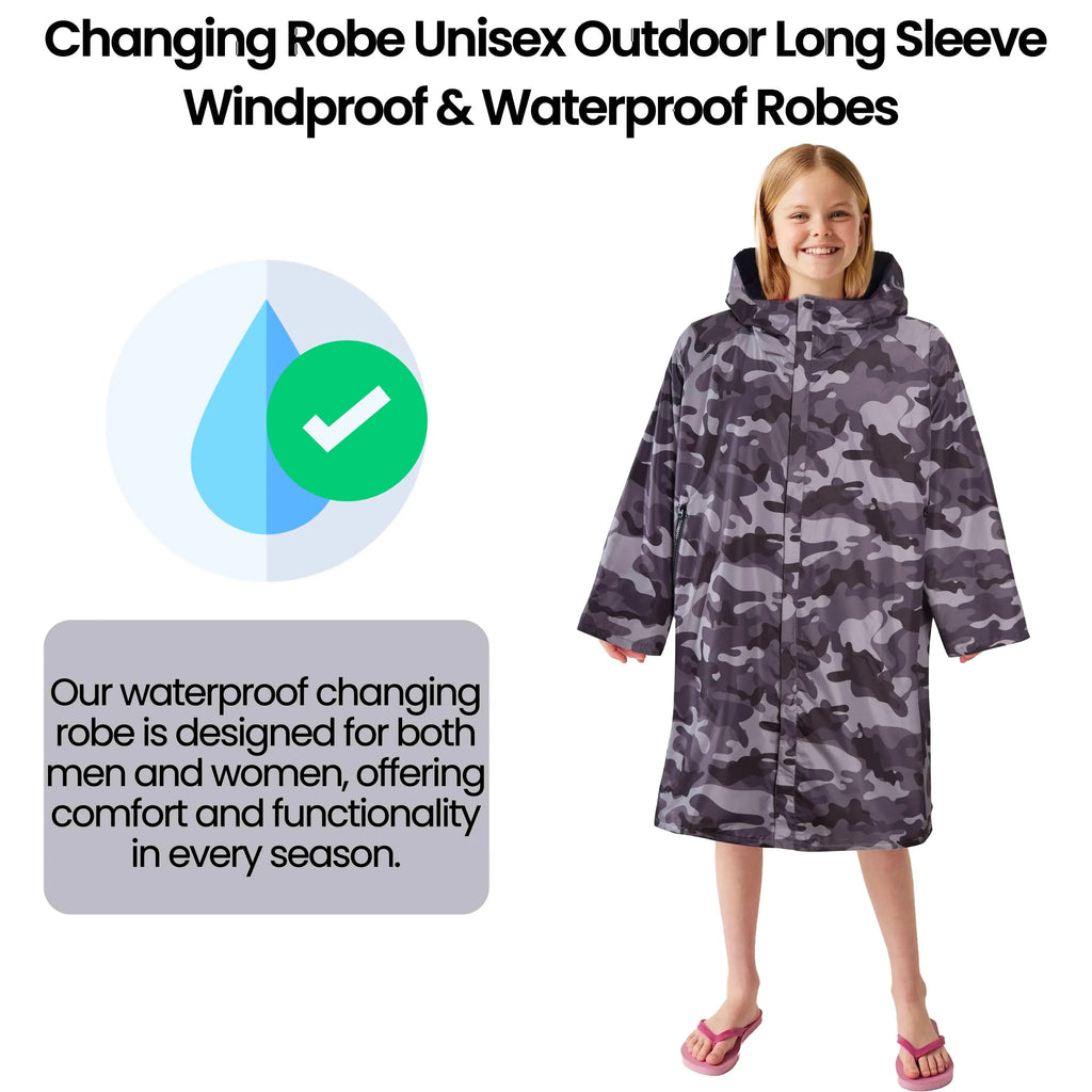 changing-robe-kids-unisex-hooded-coat-camo-black-windproof-waterproof-quick-dry-for-beach-surfing-swimming-by-heatwave-thermalwear-9-13-years-camo-black-changing-robe-1176984557 - Bobobiy