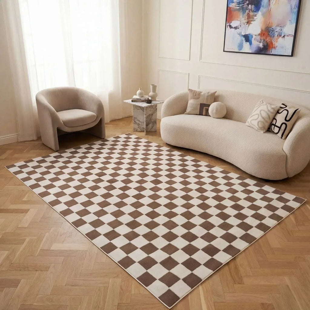 checkerboard_brown_distand - Bobobiy