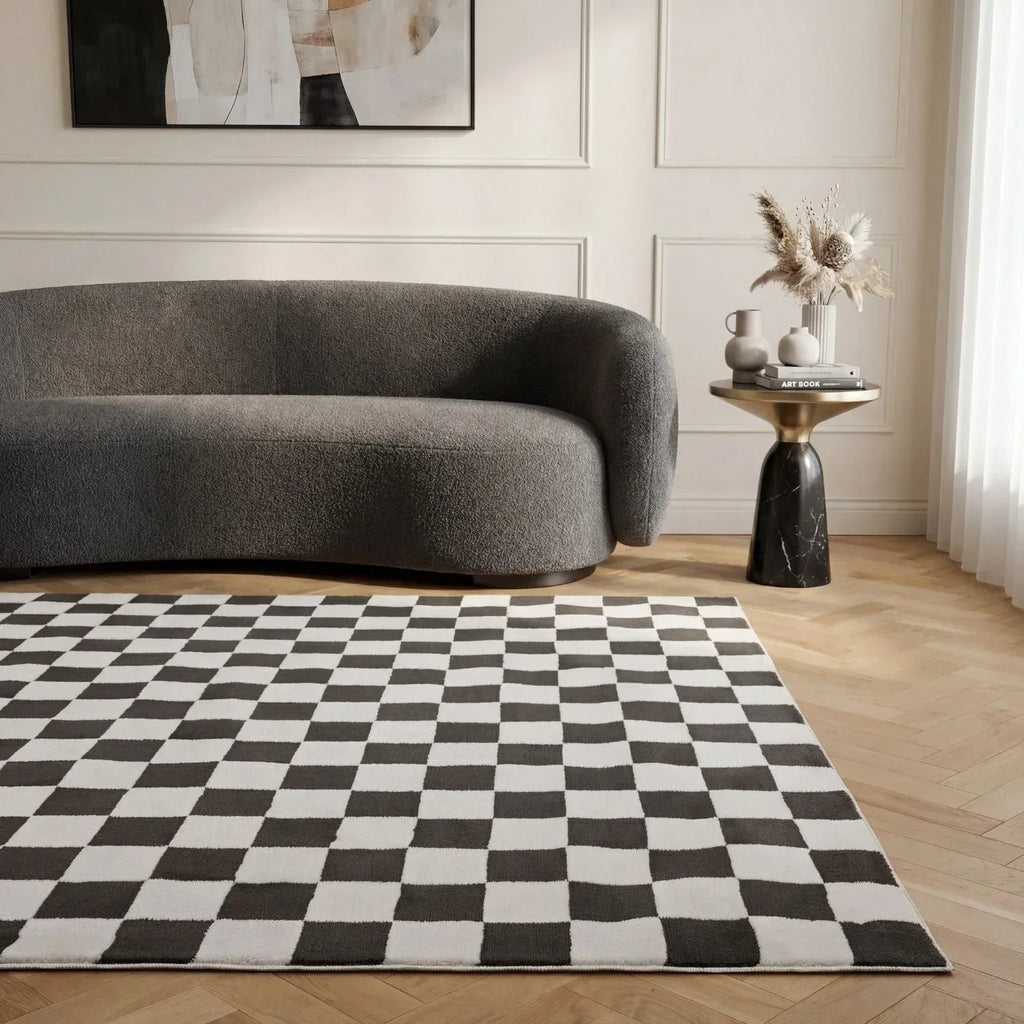 checkerboard_darkgrey_livingroom - Bobobiy