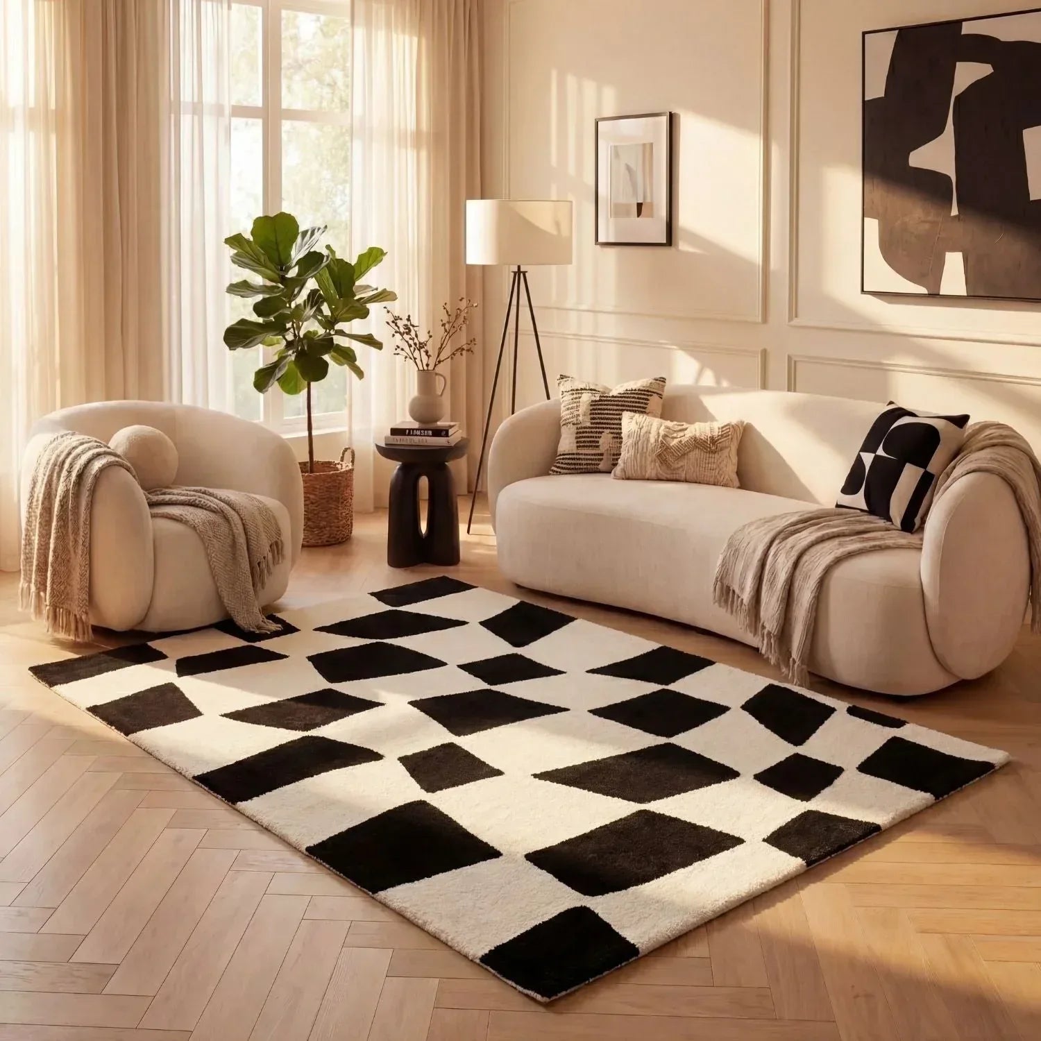 checkered_black_white - Bobobiy