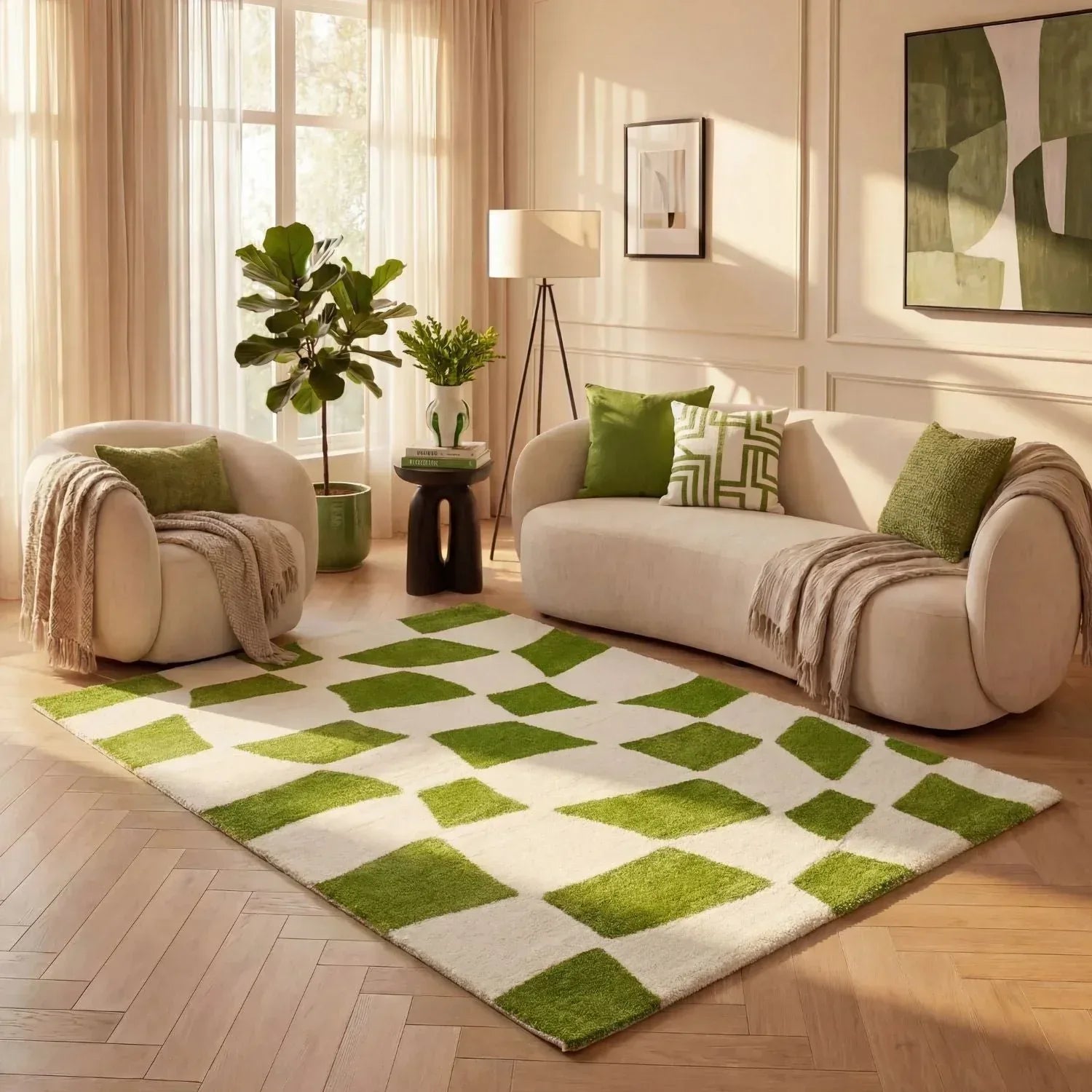 checkered_green_white - Bobobiy