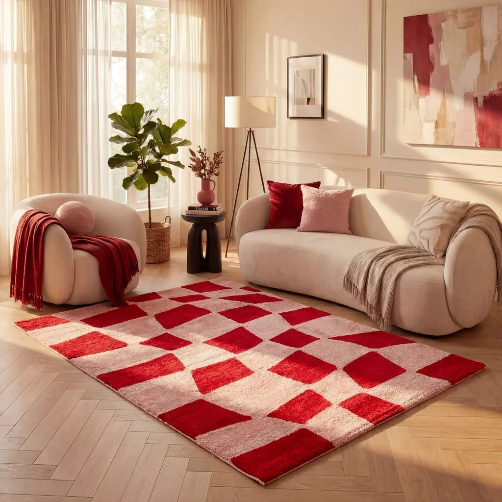 checkered_red_pink - Bobobiy