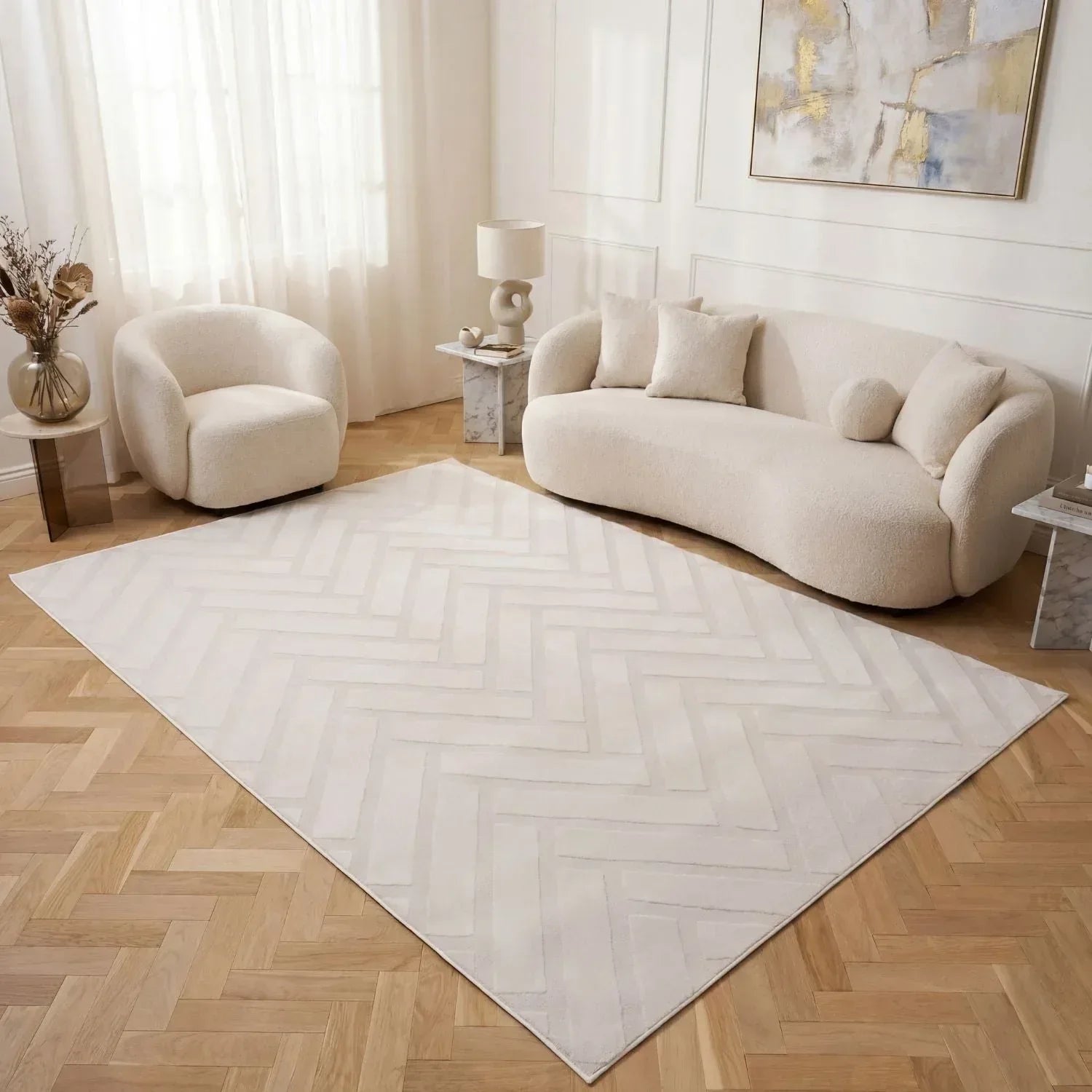 chevron_cream_distand - Bobobiy