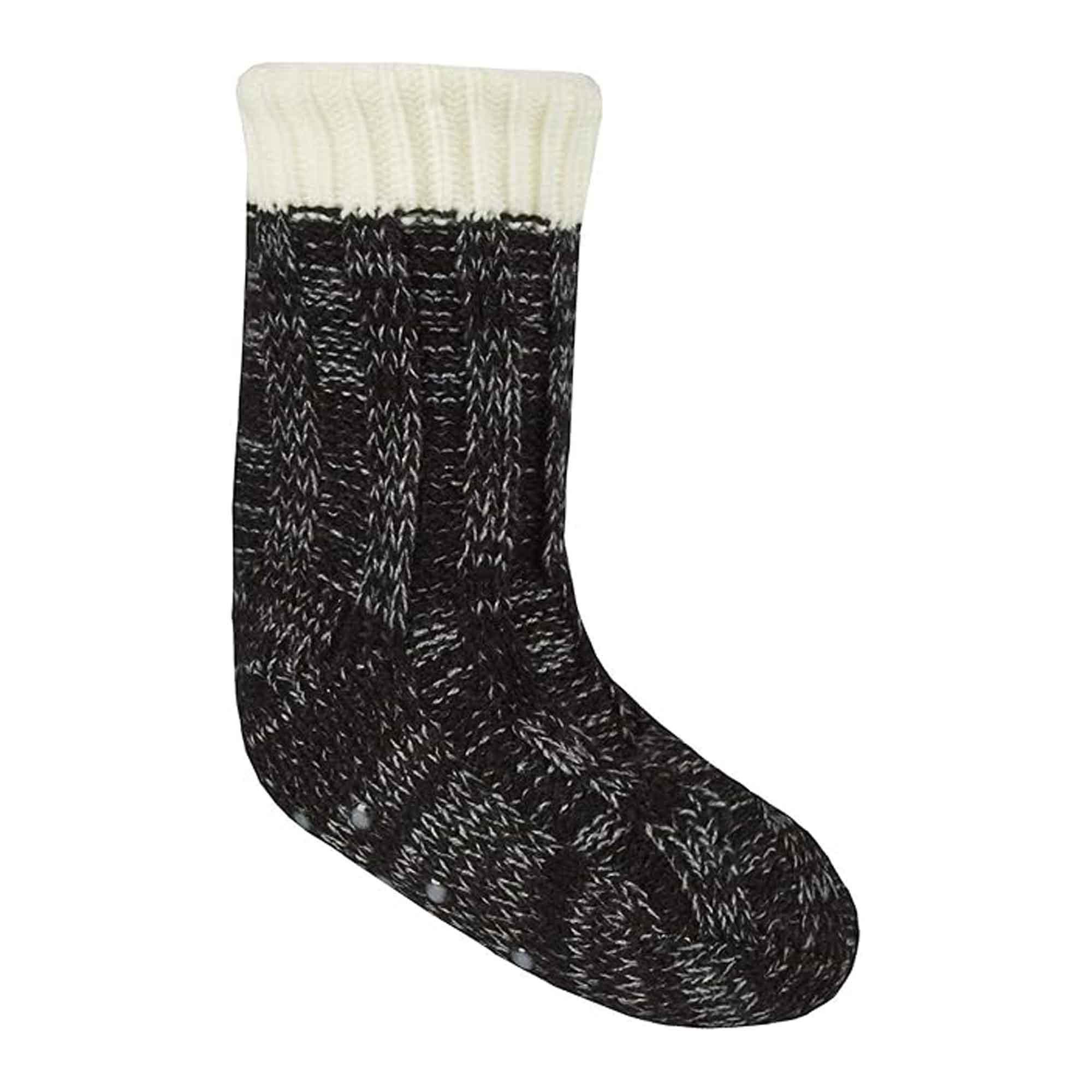 children-s-chunky-knit-non-slip-lounge-gripper-socks-for-kids-boys-and-girls-warm-winter-indoor-footwear-with-cute-colourful-patterns-sock-stack-black-4-6-socks-1178558657 - Bobobiy