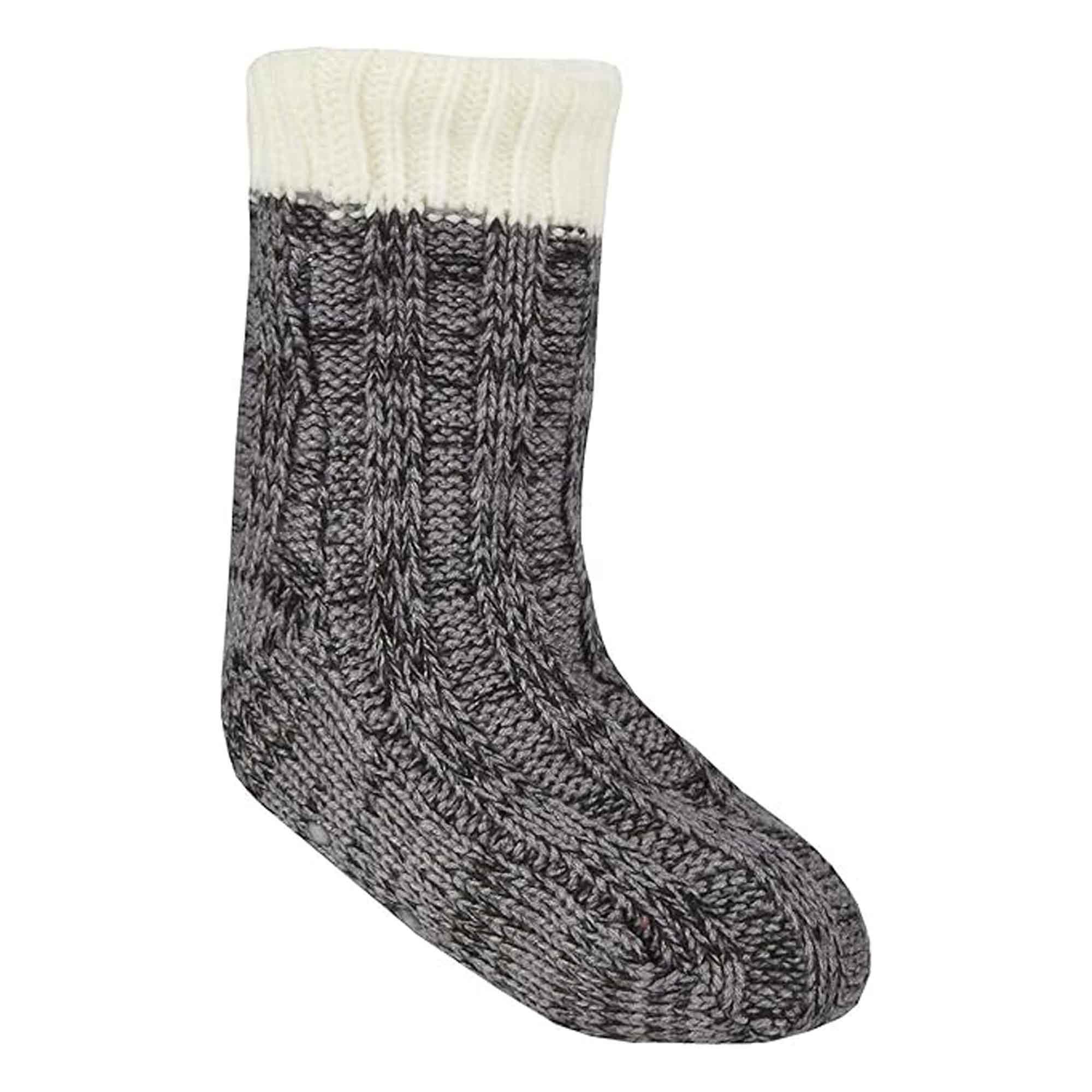 children-s-chunky-knit-non-slip-lounge-gripper-socks-for-kids-boys-and-girls-warm-winter-indoor-footwear-with-cute-colourful-patterns-sock-stack-grey-4-6-socks-1178558659 - Bobobiy