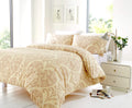 Chloe Elegant Cotton-Blend Duvet Set Luxurious OEKO-TEX Bedding in Multiple Sizes and Colours for Superior Comfort